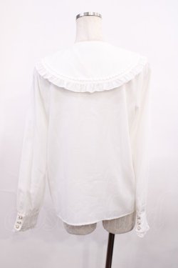 画像2: Amavel / フリルブラウス Free ホワイト H-25-12-06-1033-CA-BL-NS-ZH