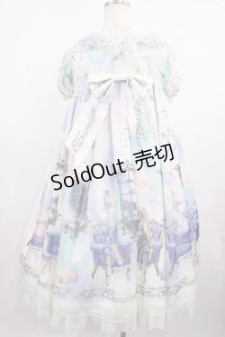 画像3: ALICE and the PIRATES / 眠り羊と夢喰いバク柄ジャンパースカートII Free ブルー H-25-12-06-1002-PA-OP-NS-ZH