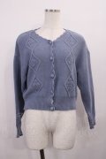 F&A / ケーブルニットカーディガン Free BLUE H-25-12-06-1036-LO-TO-NS-ZH