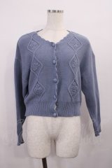 F&A / ケーブルニットカーディガン Free BLUE H-25-12-06-1036-LO-TO-NS-ZH