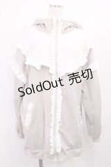 NOEMIE / ヨークフリルうさ耳ジャージパーカー M ピンク H-25-12-06-1037-LO-TO-NS-ZH