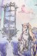 画像4: ALICE and the PIRATES / 眠り羊と夢喰いバク柄ジャンパースカートII Free ブルー H-25-12-06-1002-PA-OP-NS-ZH (4)
