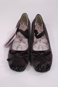 m petit by misako / AMNIリボンPP M/約23.0cm〜23.5ｃｍ ブラウン H-25-12-06-1041-LO-SH-NS-ZH