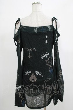 画像3: NAOTO SEVEN / オフショルトップス  ブラック H-25-12-06-053-HN-TO-KB-ZH