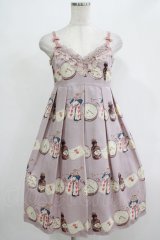 Emily Temple cute / ワンダーランドノースリーブワンピース  グレー H-25-12-06-006-ET-OP-KB-ZH