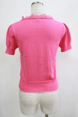 画像3: Emily Temple cute / プチリボン付ニットカーディガン  ピンク H-25-12-06-060-ET-TO-KB-ZH