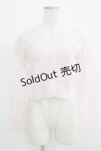 MILK / パウダーカーデ  ピンク H-25-12-06-061-ML-TO-KB-ZH