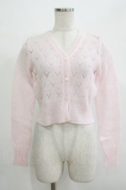 画像1: MILK / パウダーカーデ  ピンク H-25-12-06-061-ML-TO-KB-ZH