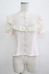 MILK / ラビットパフブラウス  ピンク H-25-12-06-063-ML-BL-KB-ZT1208H