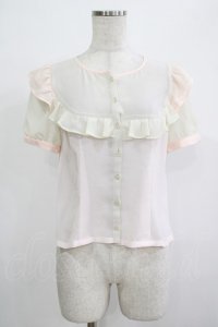 MILK / ラビットパフブラウス  ピンク H-25-12-06-063-ML-BL-KB-ZT1208H
