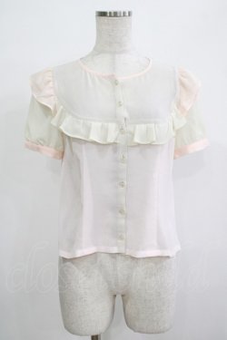 画像1: MILK / ラビットパフブラウス  ピンク H-25-12-06-063-ML-BL-KB-ZH