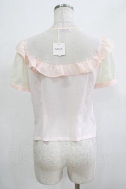 画像3: MILK / ラビットパフブラウス  ピンク H-25-12-06-063-ML-BL-KB-ZH