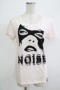 NOISE NOISE NOISE / プリントTシャツ L ピンク H-25-12-06-065-PU-TO-KB-ZT1208H