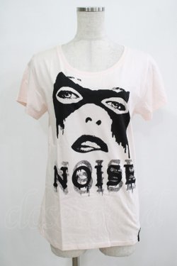 画像1: NOISE NOISE NOISE / プリントTシャツ L ピンク H-25-12-06-065-PU-TO-KB-ZH