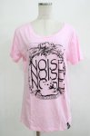 画像1: 【SALE】NOISE NOISE NOISE / プリントTシャツ L ピンク H-25-12-06-066-PU-TO-KB-ZT239 (1)