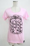 画像1: 【SALE】NOISE NOISE NOISE / プリントTシャツ L ピンク H-25-12-06-067-PU-TO-KB-ZT239 (1)