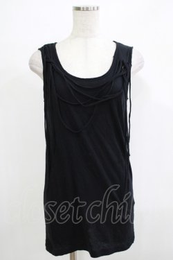 画像1: BPN / ダメージカットタンク  ブラック H-25-12-06-069-GO-TO-KB-ZH