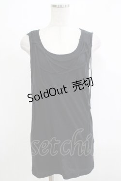 画像1: BPN / ダメージカットタンク  ブラック H-25-12-06-069-GO-TO-KB-ZT239