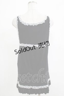 画像3: HANGRY&ANGRY / プリントチュニックタンク  黒×白 H-25-12-06-070-HN-TO-KB-ZH