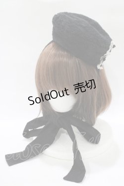 画像1: GRAMM / ボアミニハット  ブラック H-25-12-06-077-HN-AC-KB-ZH