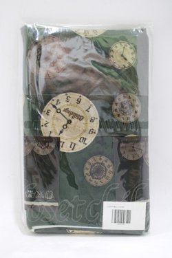 画像2: abilletage / Polka Dot Clock tights  モスグリーン H-25-12-06-079-GO-ZA-KB-ZH