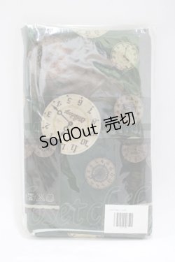 画像2: abilletage / Polka Dot Clock tights  モスグリーン H-25-12-06-079-GO-ZA-KB-ZH