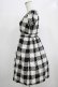 画像2: Emily Temple cute / Emilyギンガムパフスリーブワンピース M ブラック H-25-12-06-008-ET-OP-KB-ZH (2)