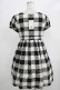 画像3: Emily Temple cute / Emilyギンガムパフスリーブワンピース M ブラック H-25-12-06-008-ET-OP-KB-ZH (3)