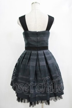 画像3: abilletage / マルチボーダージャンパースカート  ブラック H-25-12-06-012-GO-OP-KB-ZH