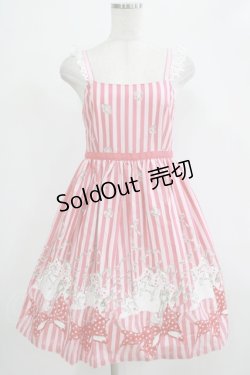 画像1: Emily Temple cute / Cookie popウエストリボンワンピース M ピンク H-25-12-06-013-ET-OP-KB-ZH