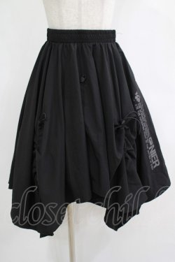 画像1: NieR Clothing / イレギュラースカート  黒 H-25-12-06-015-PU-SK-KB-ZH