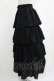 画像2: merry jenny / レースティアードスカート  ブラック H-25-12-06-018-LO-SK-KB-ZH (2)