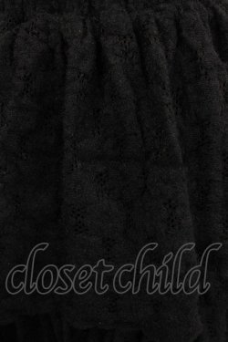 画像4: merry jenny / レースティアードスカート  ブラック H-25-12-06-018-LO-SK-KB-ZH