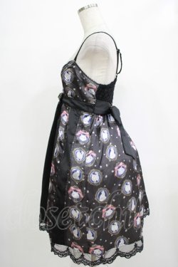 画像2: FRILL / 白猫の切替キャミワンピース  ブラック H-25-12-06-020-HN-OP-KB-ZH