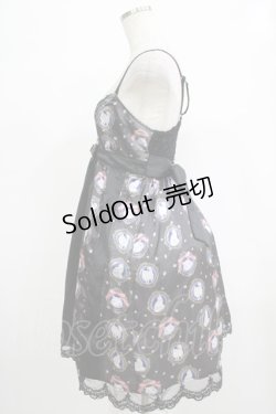 画像2: FRILL / 白猫の切替キャミワンピース  ブラック H-25-12-06-020-HN-OP-KB-ZH