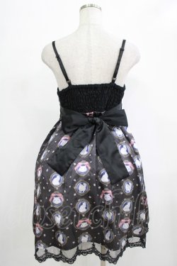 画像3: FRILL / 白猫の切替キャミワンピース  ブラック H-25-12-06-020-HN-OP-KB-ZH