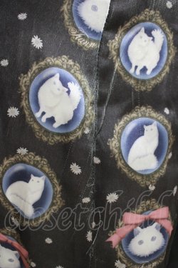 画像4: FRILL / 白猫の切替キャミワンピース  ブラック H-25-12-06-020-HN-OP-KB-ZH