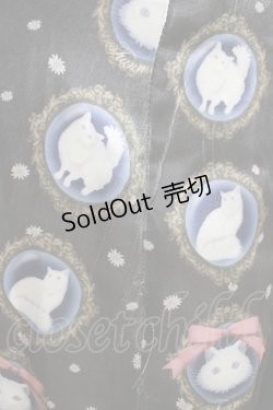 画像4: FRILL / 白猫の切替キャミワンピース  ブラック H-25-12-06-020-HN-OP-KB-ZH