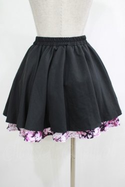 画像3: NieR Clothing / ZIPラインスカート  黒 H-25-12-06-023-PU-SK-KB-ZH