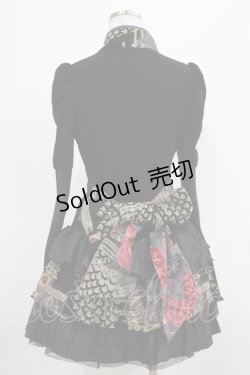 画像3: Qutie Frash / チャイナワンピース  黒×紫 H-25-12-06-025-QU-OP-KB-ZH