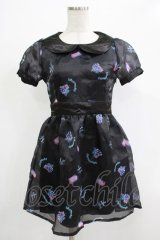 kokokim / Necorn総柄ワンピース  ブラック H-25-12-06-027-LO-OP-KB-ZT1208H