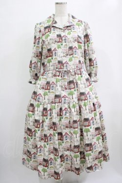 画像1: Melody BasKet / Melody streetワンピース L レッド H-25-12-07-001-LO-OP-KB-ZH