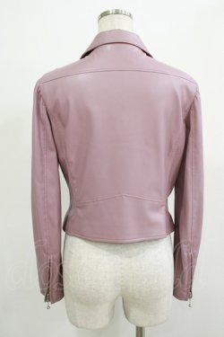 画像3: MILK / faux-leatherライダース  グレープピンク H-25-12-07-028-ML-JA-KB-ZH