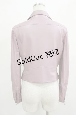 画像3: MILK / faux-leatherライダース  グレープピンク H-25-12-07-028-ML-JA-KB-ZH