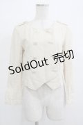 【SALE】MILK / マリンジャケット  ベージュ H-25-12-07-030-ML-JA-KB-ZT284