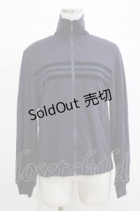 Jane Marple Dans Le Salon / Velvet ribbon zip up  navy H-25-12-07-031-JM-TO-KB-ZH