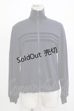 画像1: Jane Marple Dans Le Salon / Velvet ribbon zip up  navy H-25-12-07-031-JM-TO-KB-ZH