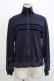 画像1: Jane Marple Dans Le Salon / Velvet ribbon zip up  navy H-25-12-07-031-JM-TO-KB-ZH (1)