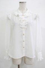 MILK / Romanticブラウス  オフ H-25-12-07-033-ML-BL-KB-ZH