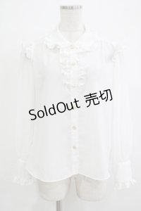 MILK / Romanticブラウス  オフ H-25-12-07-033-ML-BL-KB-ZH